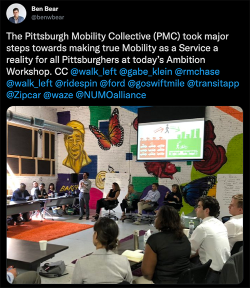 In 2019, NUMO convened the public sector, private sector and community partners of Move PGH to set goals and define a vision for the an equitable, integrated mobility network.